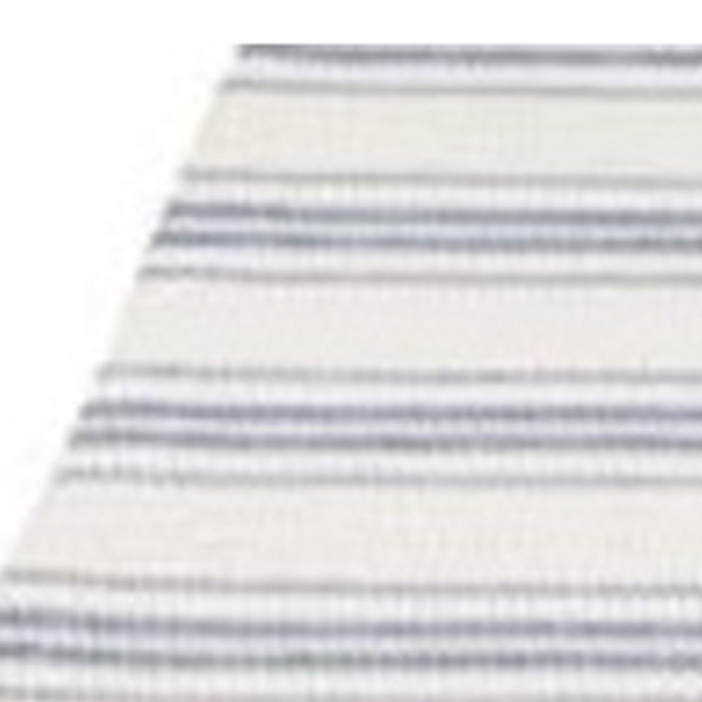 Grain Sack Stripe 45" Table Runner Colonial Blue Cream T4165014 - The Fox Decor