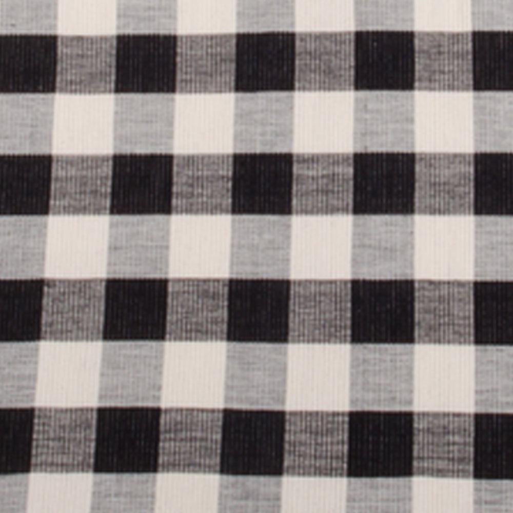 Buffalo Check 45" Table Runner Black Buttermilk T4510011 - The Fox Decor
