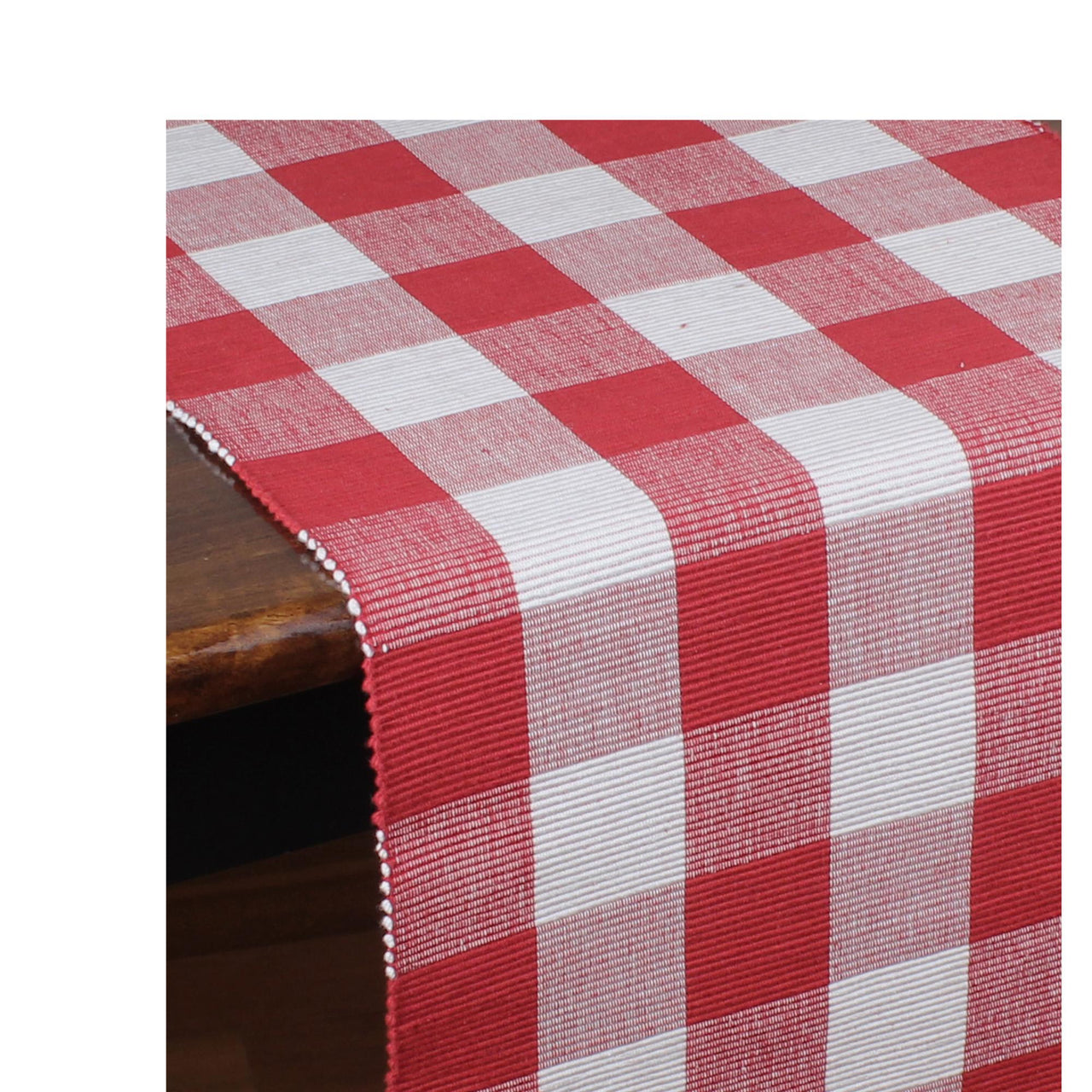 Buffalo Check Crimson Red Table Runner 14x45 T4510019 - The Fox Decor