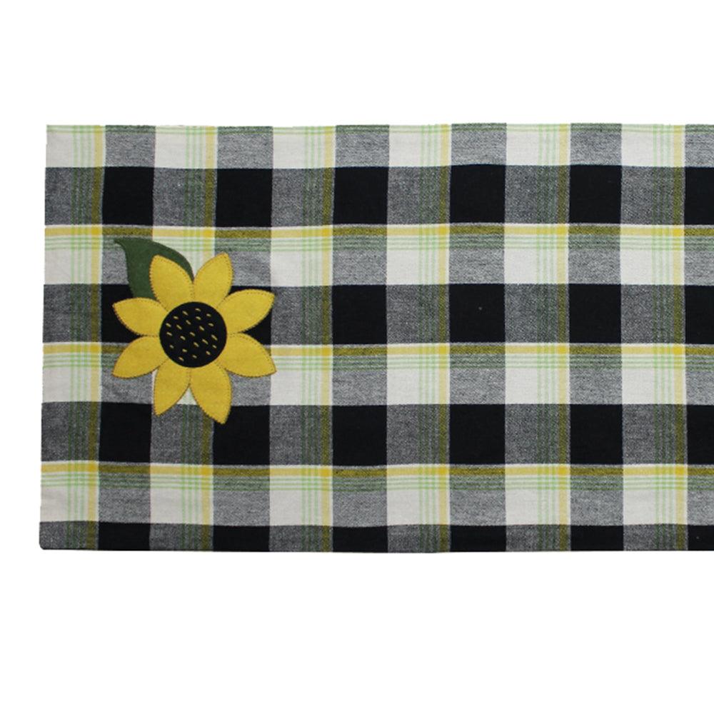Sunflower Buffalo Check Table Runner TR000128 - The Fox Decor