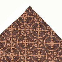 Black Tan Marshfield Jacquard Table Runner TR106011 - The Fox Decor