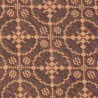 Black Tan Marshfield Jacquard Table Runner TR106011 - The Fox Decor