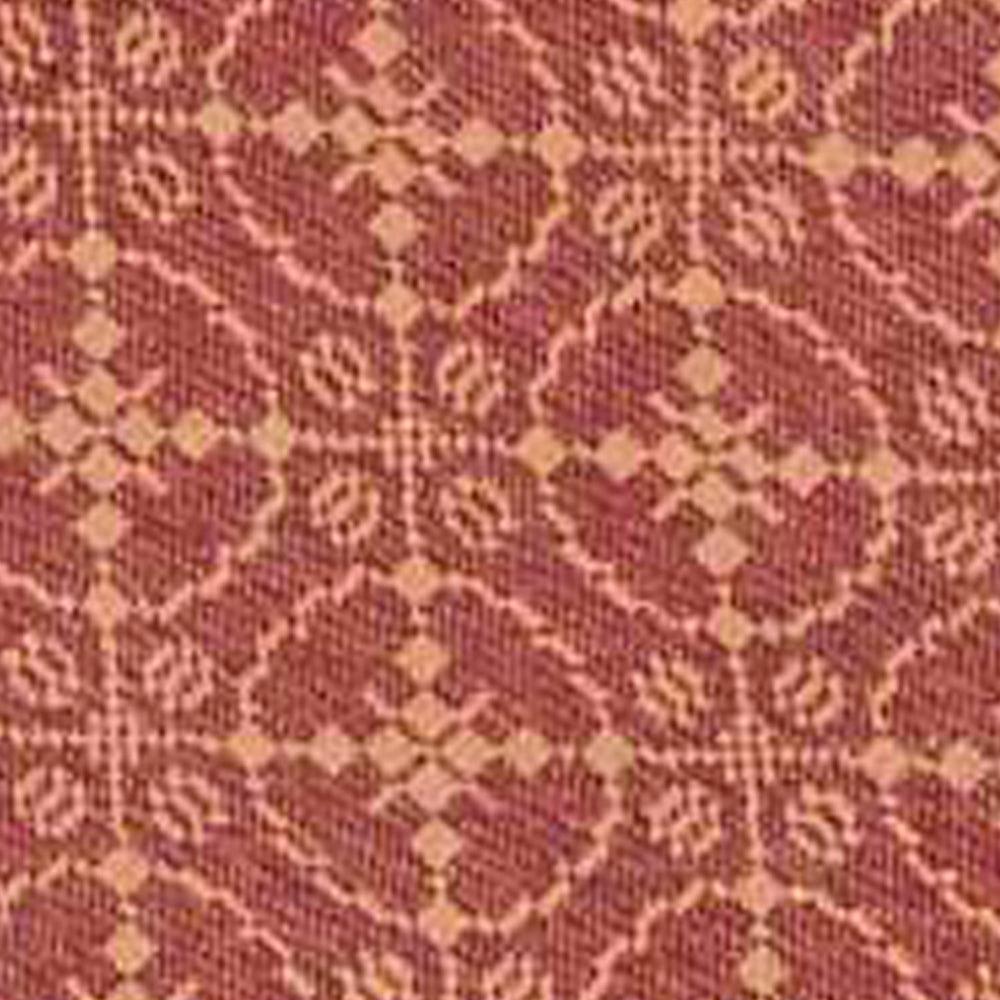 Barn Red Tan Marshfield Jacquard Table Runner TR106017 - The Fox Decor