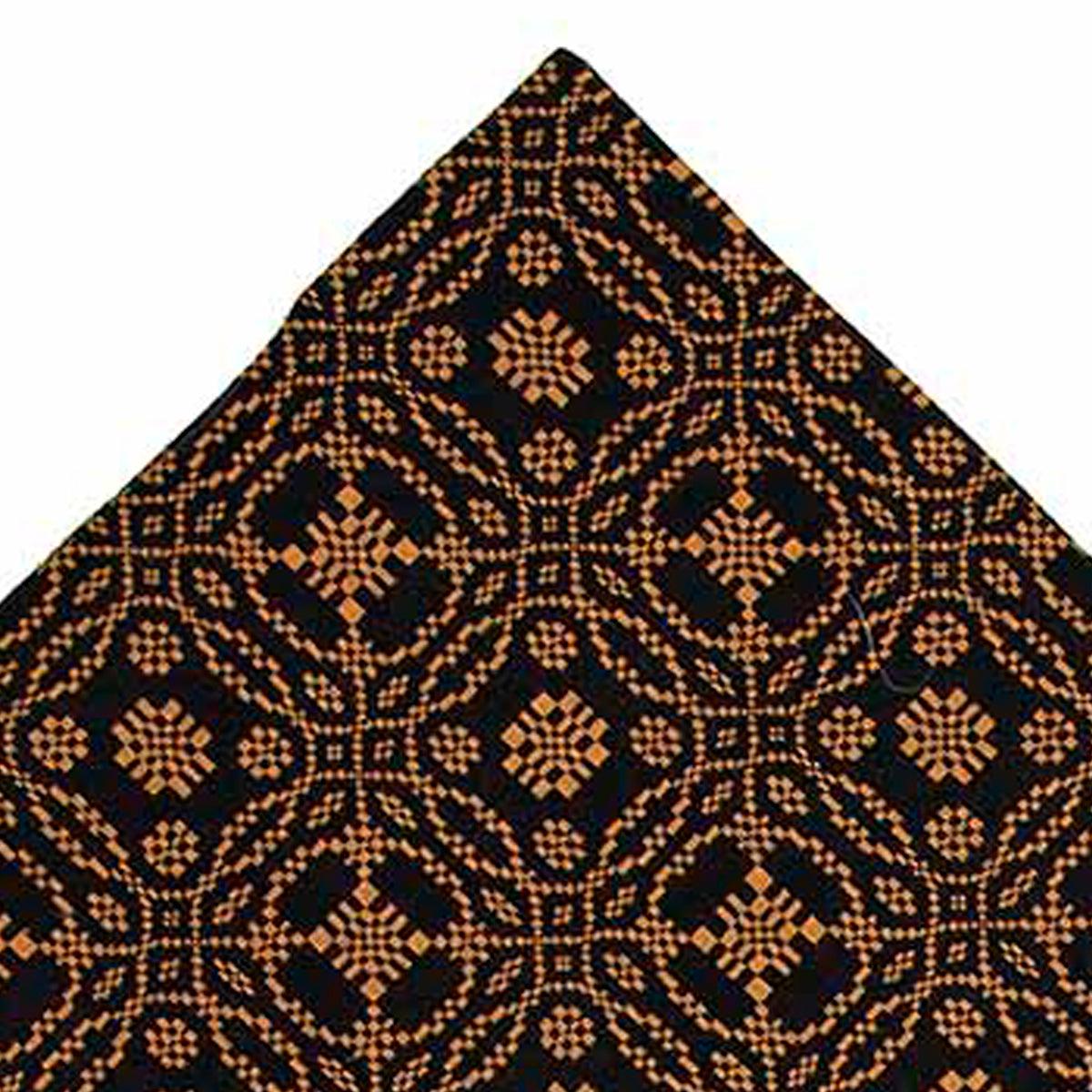 Black Mustard Loverã¦™??S Knot Jacquard Table Runner TR130011 - The Fox Decor