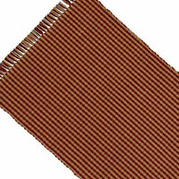 Barn Red Oat Newbury Gingham Table Runner TR670017 - The Fox Decor