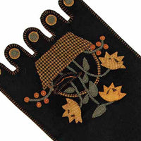 Crow In A Basket Table Runner TRAR0059 - The Fox Decor