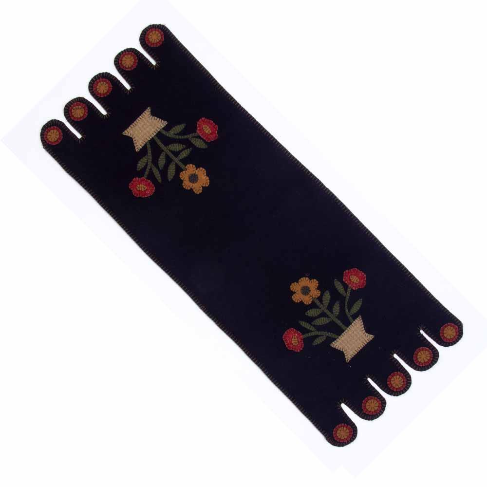 Black Mustard Blooms Table Runner TRAR0101 - The Fox Decor