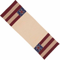 Nutmeg Indigo Barn Red Stars And Stripes Table Runner TRAR0113 - The Fox Decor