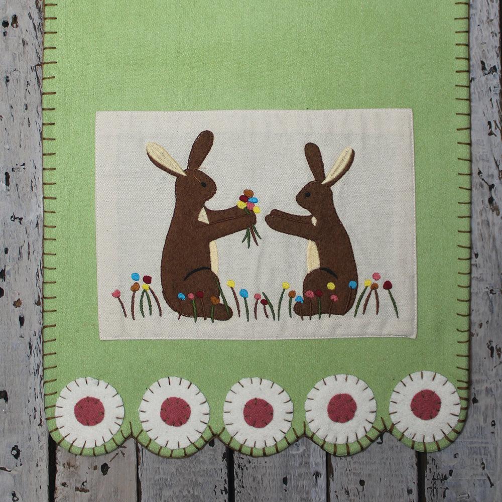 Bunny Be Mine Table Runner TRGD6800 - The Fox Decor