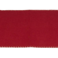 Snowflake Barn Red Table Runner TRRE0073 - The Fox Decor