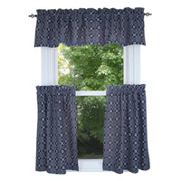 Lover's Knot - Indigo Valance VL130002 - The Fox Decor