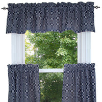 Lover's Knot - Indigo Valance VL130002 - The Fox Decor