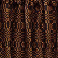 Thumbnail for Black Mustard Loverã¦™??S Knot Jacquard Valance Lined VL130011 - The Fox Decor