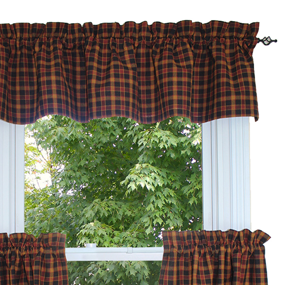 Homestead - Black Valance VL330011 - The Fox Decor