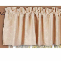 Cream Candlewicking Cream Valance Lined VL430005 - The Fox Decor