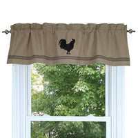 Thumbnail for Farmhouse Rooster - Oat Valance VL550023 - The Fox Decor