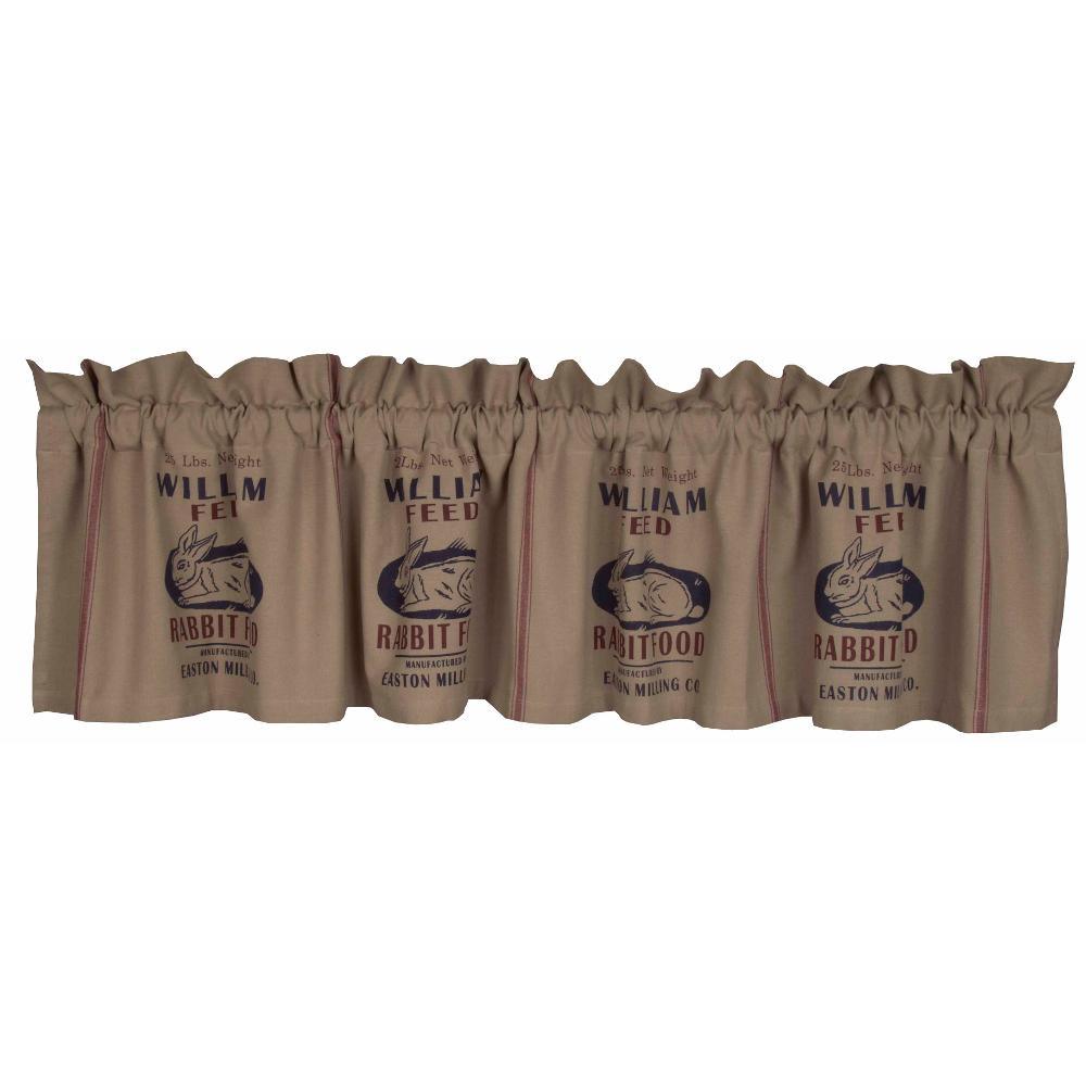 William Feed Valance Lined VLCC0017 - The Fox Decor