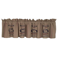 William Feed Valance Lined VLCC0017 - The Fox Decor
