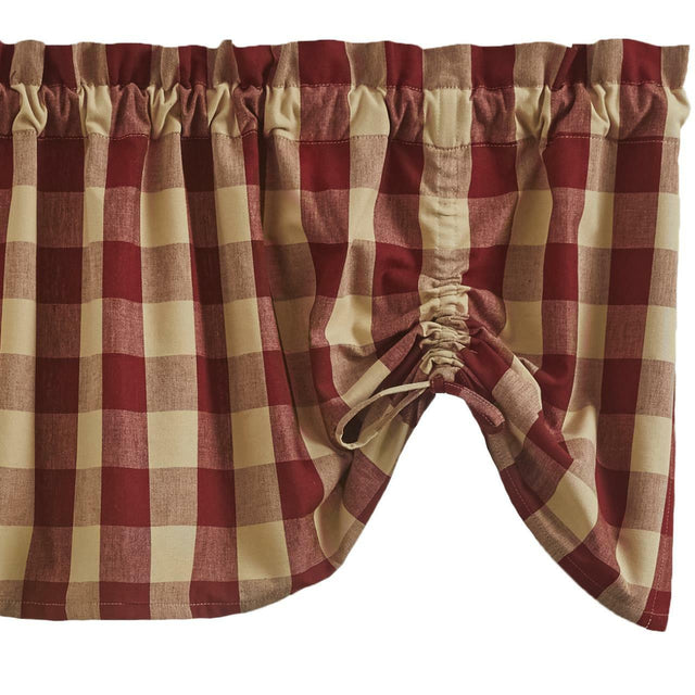 Wicklow Check Valance - Farmhouse Garnet Park designs - The Fox Decor