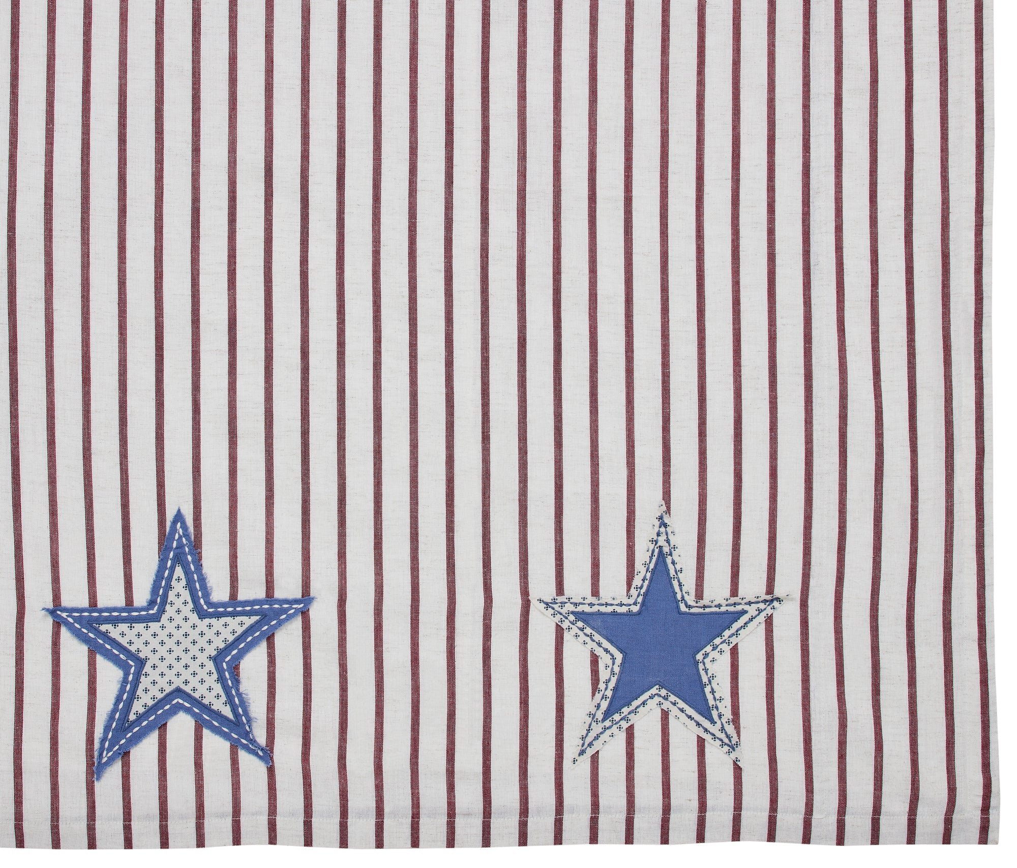 Celebration Applique Star Shower Curtain 72