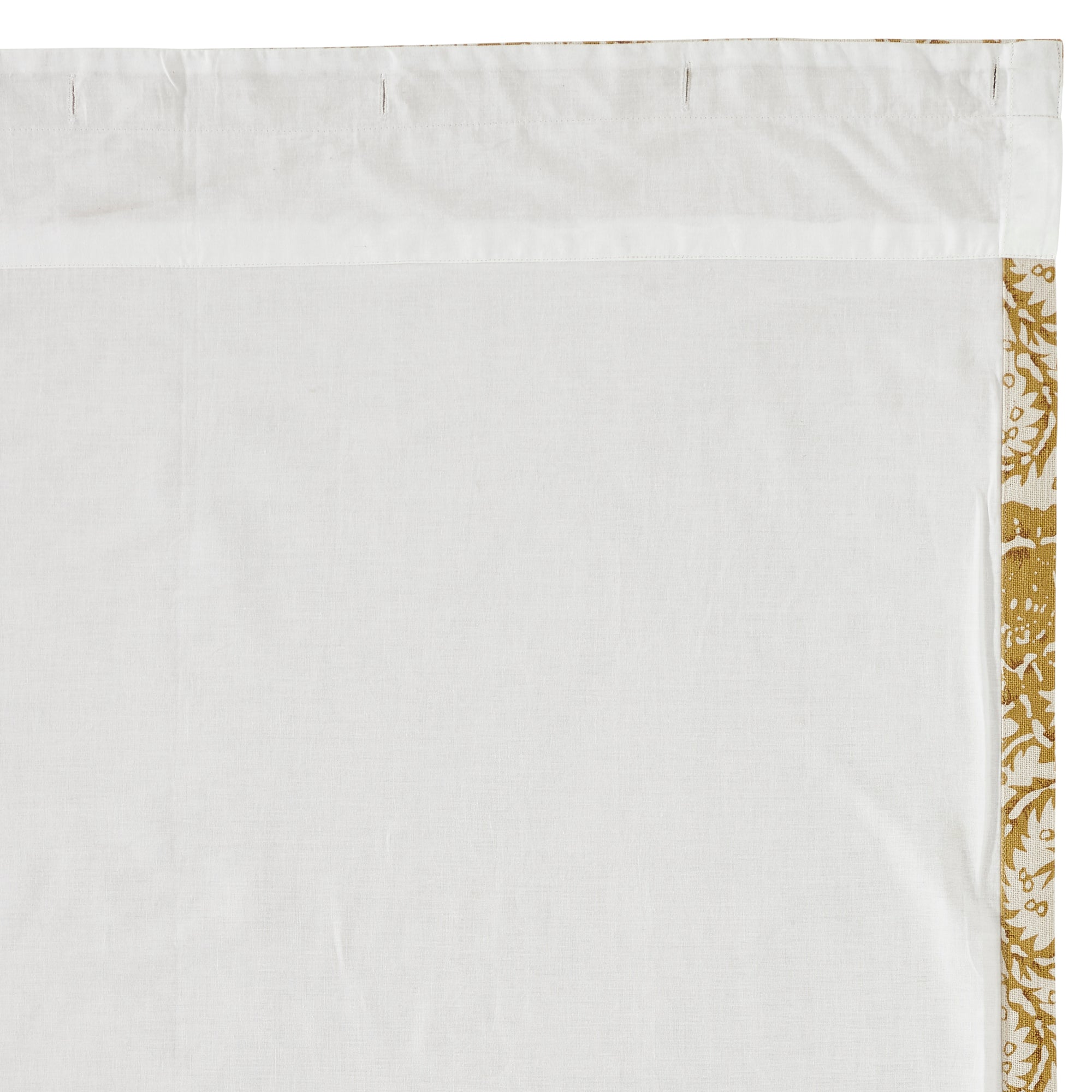 Dorset Gold Floral Shower Curtain 72