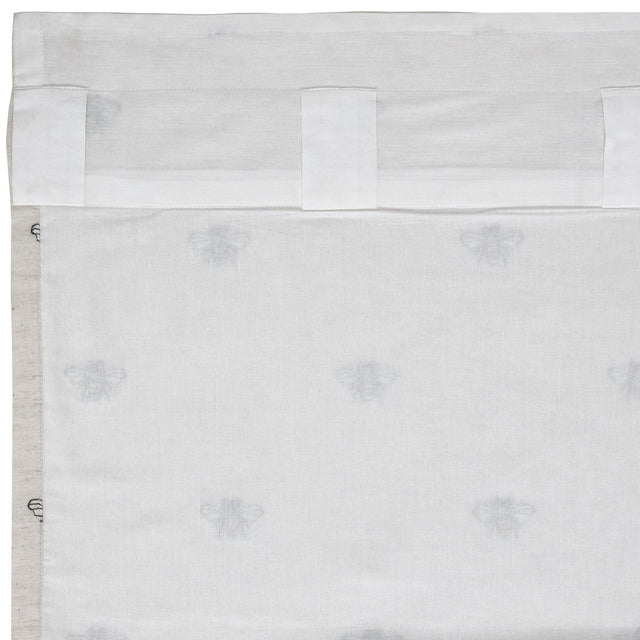 Embroidered Bee Valance Curtain 16x60 VHC Brands - The Fox Decor