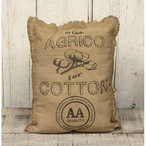 Burlap Natural Happily Ever After Pillow