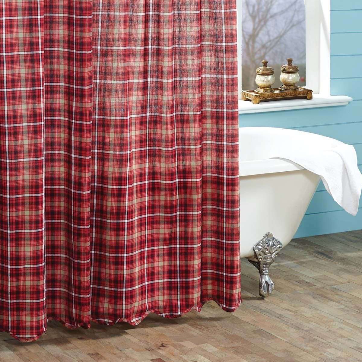Braxton Scalloped Shower Curtain 72