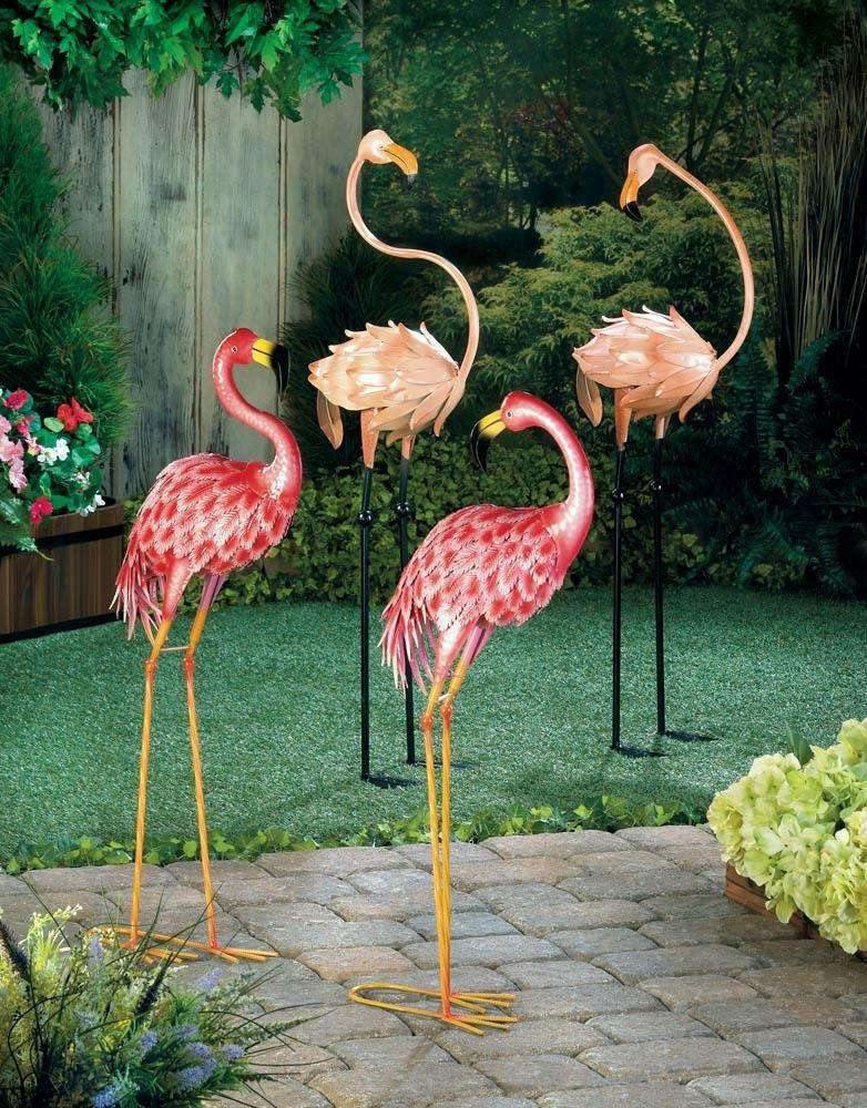 Bright Standing Flamingo - The Fox Decor