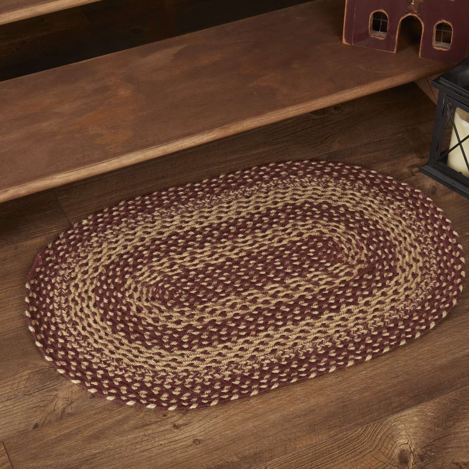 Shiraz Oval Jute Rug - The Braided Rug Company