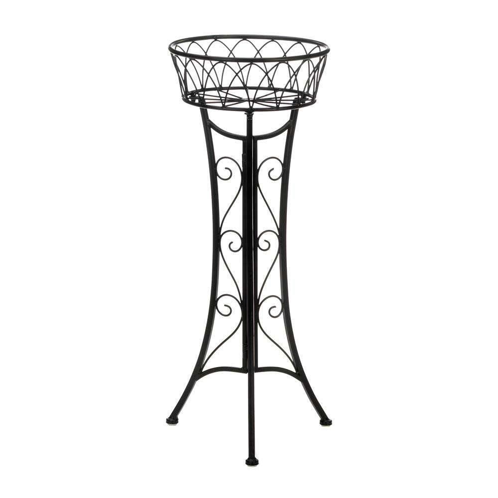 Curlicue Single Plant Stand - The Fox Decor