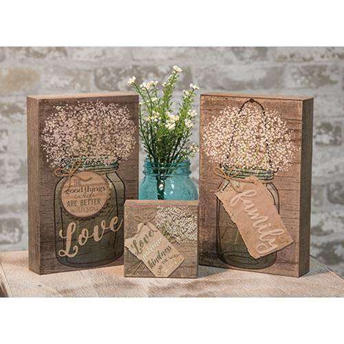 Good Things in Life Box Sign Valentine decore CWI+ 