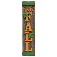 Thumbnail for Hello Fall Wood Sign - The Fox Decor