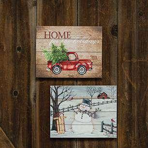Home For the Holidays Pallet Art - The Fox Decor