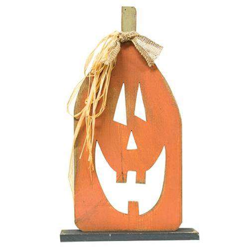 Jack-O-Lantern on Base, 2ft - The Fox Decor