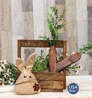 Lath Square Farmhouse Tote - The Fox Decor