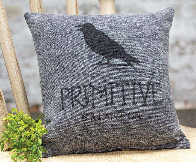 Primitive Crow Pillow