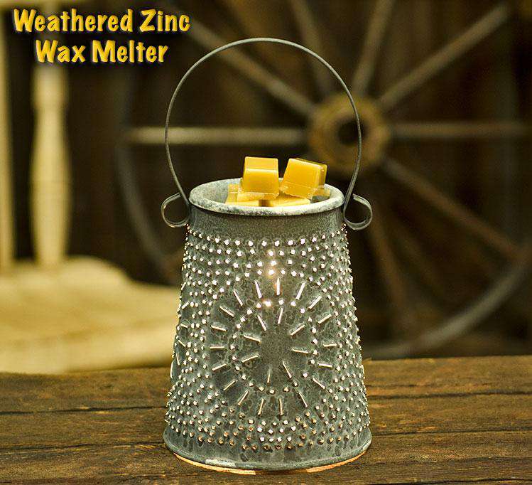 Rustic Tin Mini Country Star Electric Wax Melter Wax Warmer - Tart