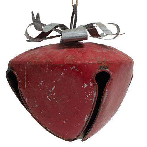 Rustic Red Metal Bell - The Fox Decor