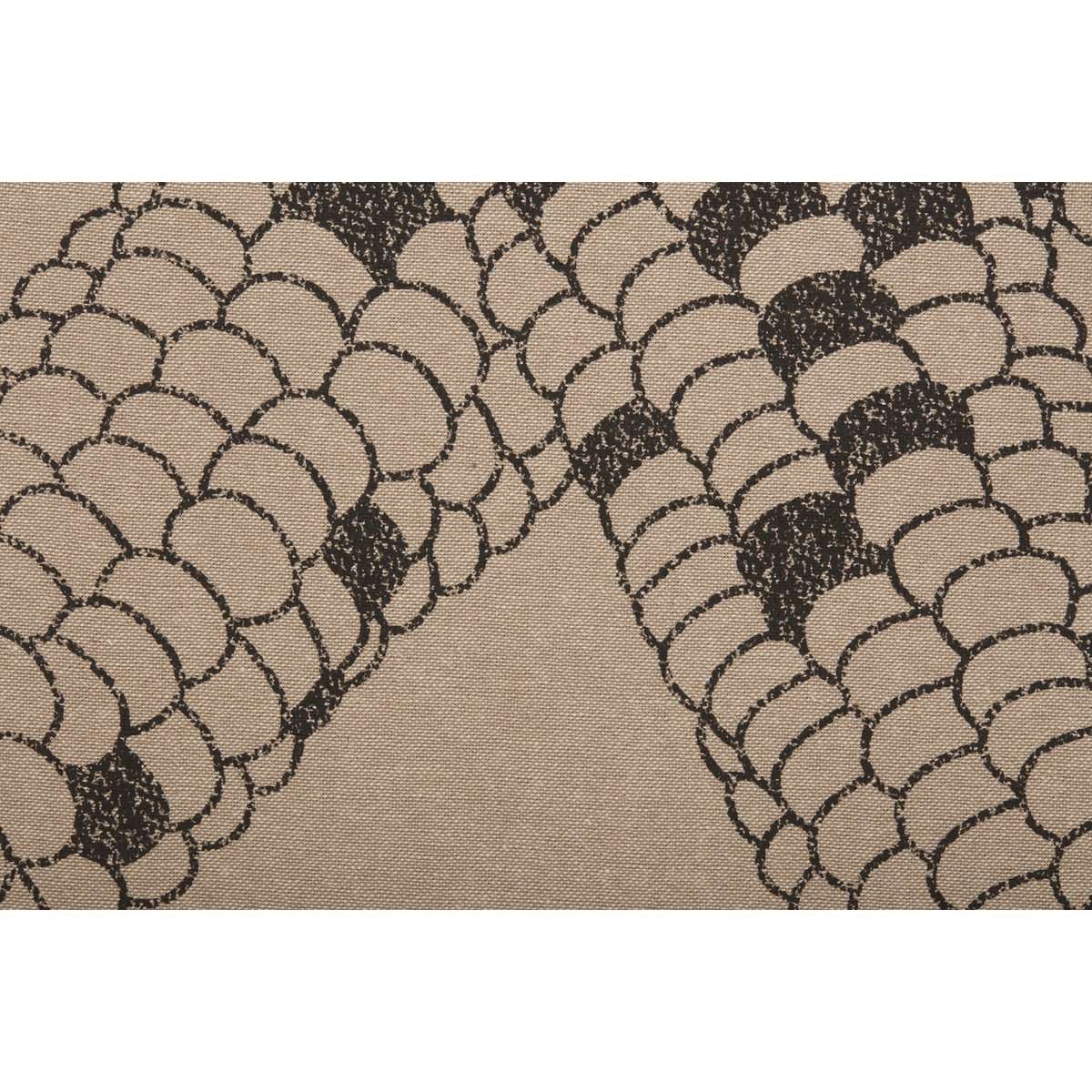 Sawyer Mill Charcoal Corn Feed Shower Curtain 72