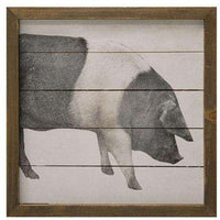 Simply Farmhouse Sign - Pig - The Fox Decor