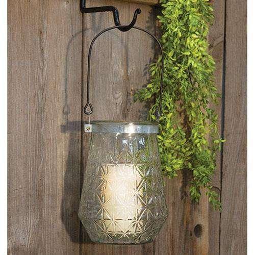 Starburst Cut Glass Lantern - The Fox Decor