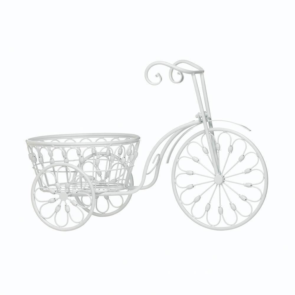 White Bicycle Planter - The Fox Decor