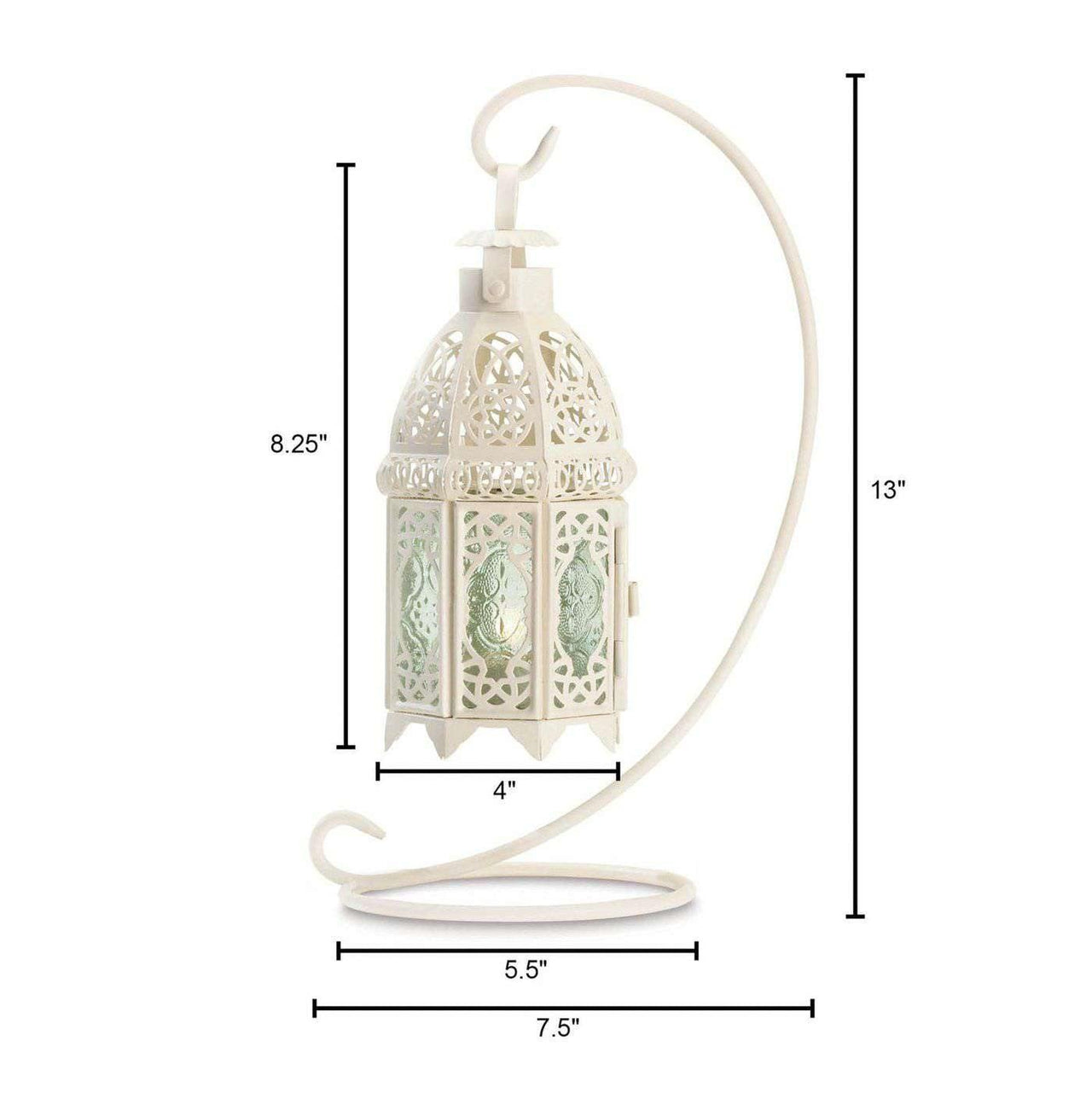 White Fancy Lantern - The Fox Decor