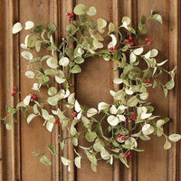Winter Silver Dollar Wreath, 16